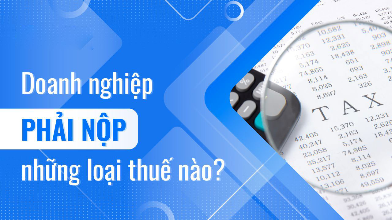 Các loại thuế doanh nghiệp phải nộp mới nhất